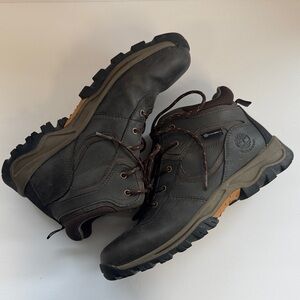 Timberland Boys Dark Brown Hiking Boots